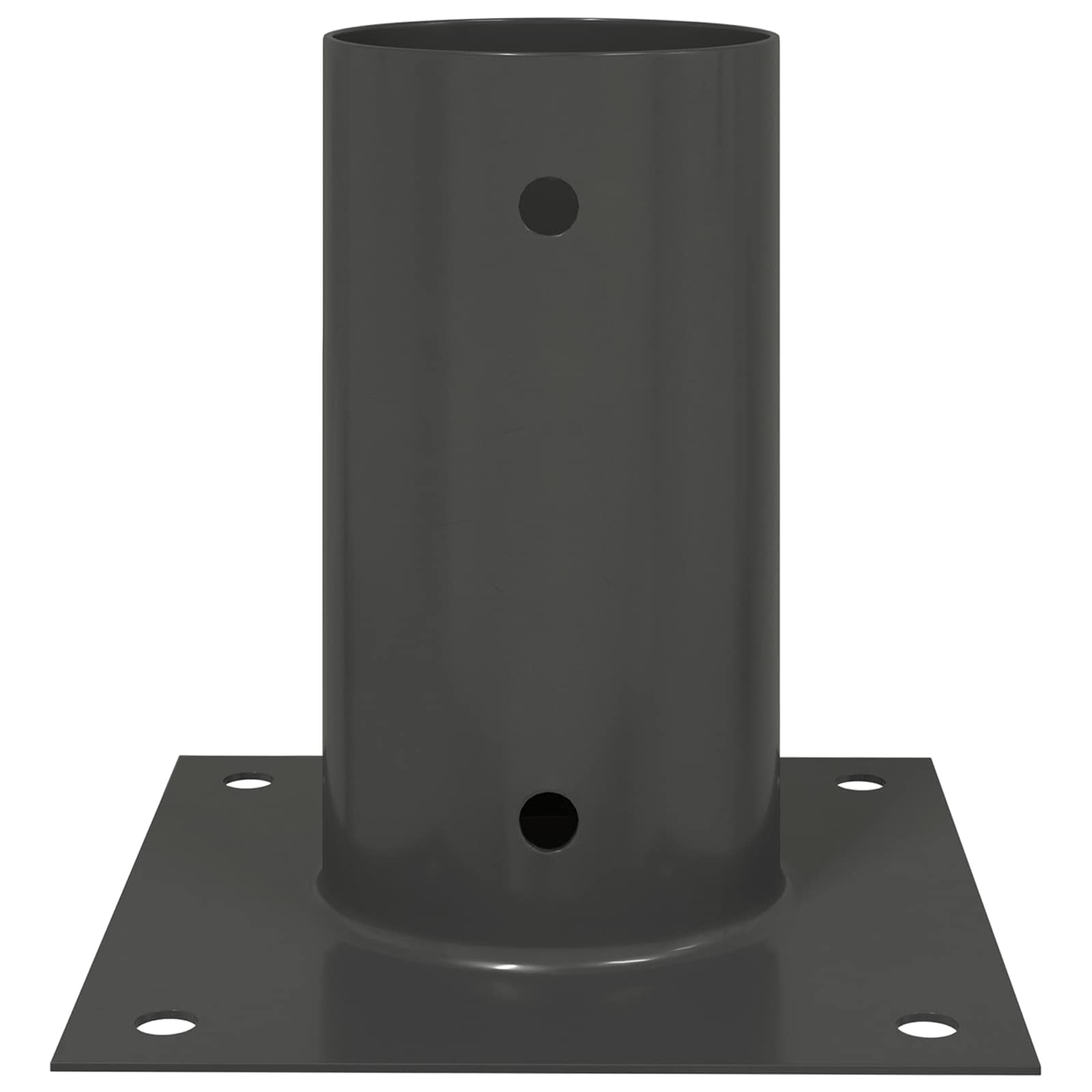 Ancora rotonda per terreno 4 pcs Antracite 15 x 15 x 15 cm