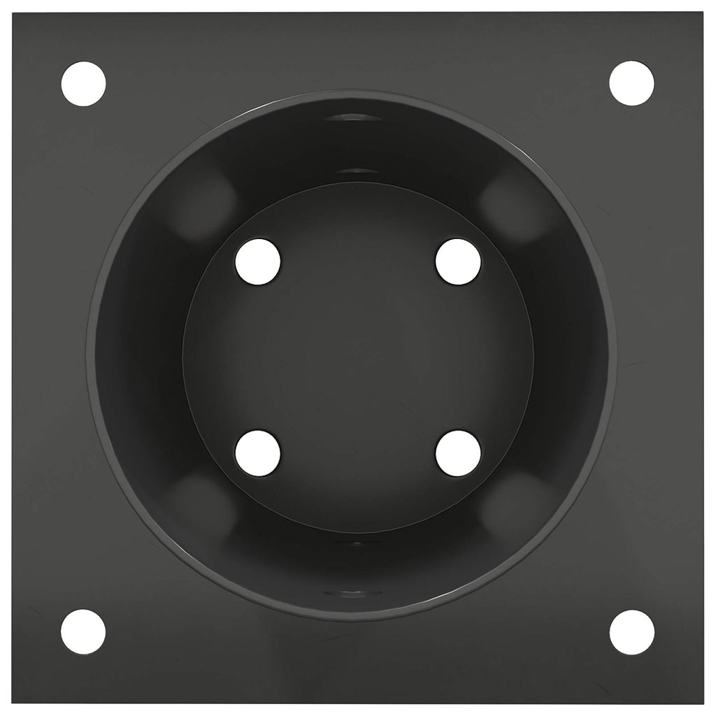 Ancora rotonda per terreno 4 pcs Antracite 15 x 15 x 15 cm