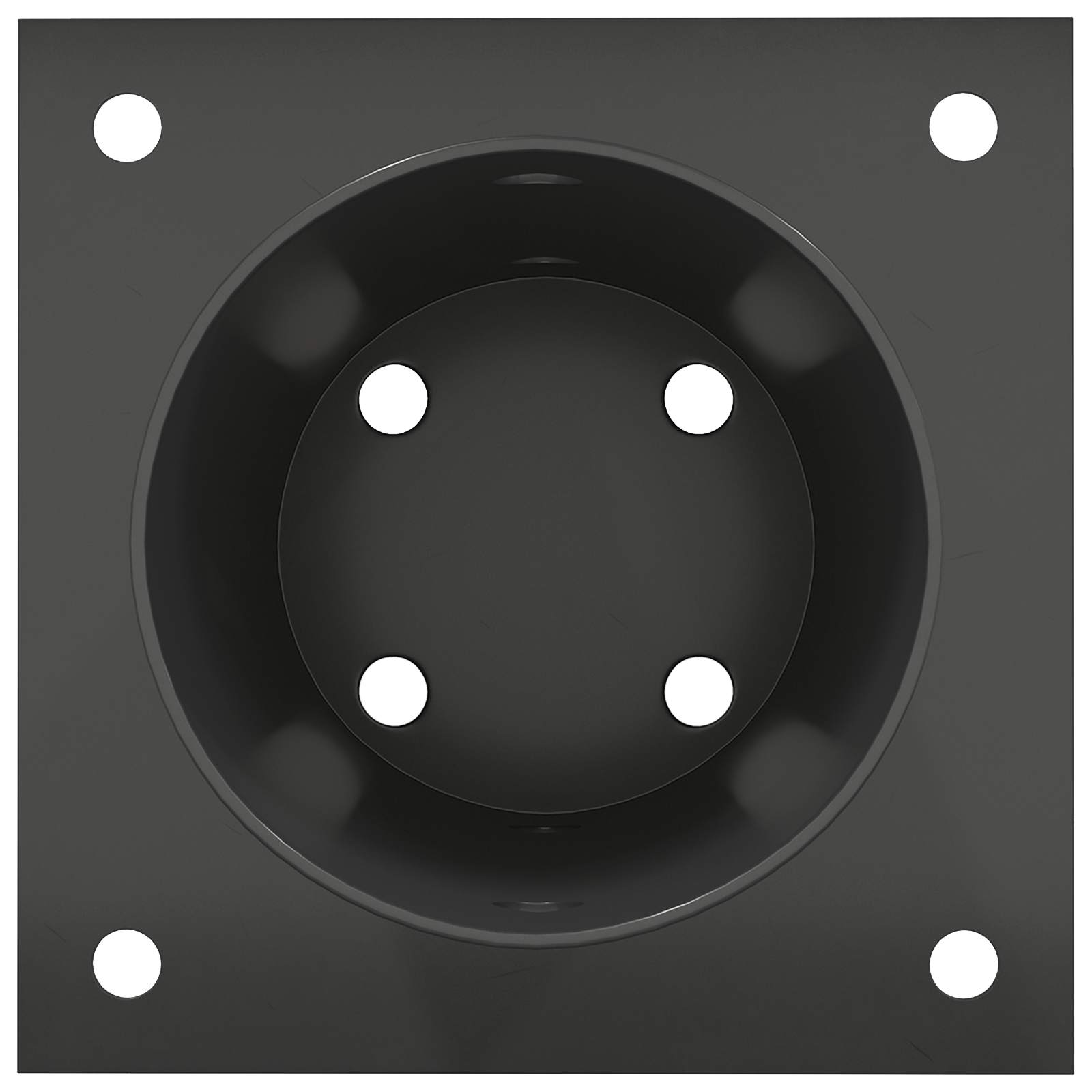 Ancora rotonda per terreno 4 pcs Antracite 15 x 15 x 15 cm