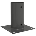 Ancora rotonda per terreno 12 pcs Antracite 15 x 15 x 15 cm