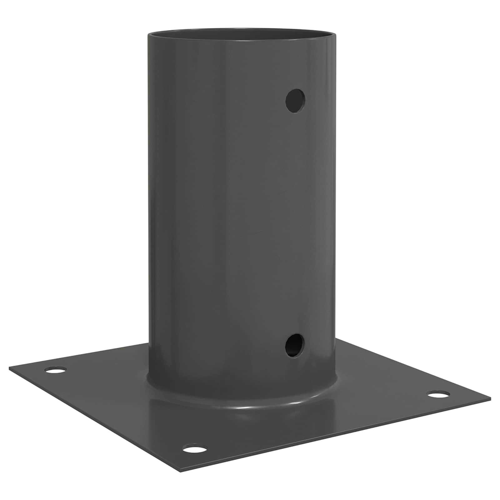Ancora rotonda per terreno 12 pcs Antracite 15 x 15 x 15 cm