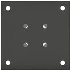 Ancora rotonda per terreno 12 pcs Antracite 15 x 15 x 15 cm