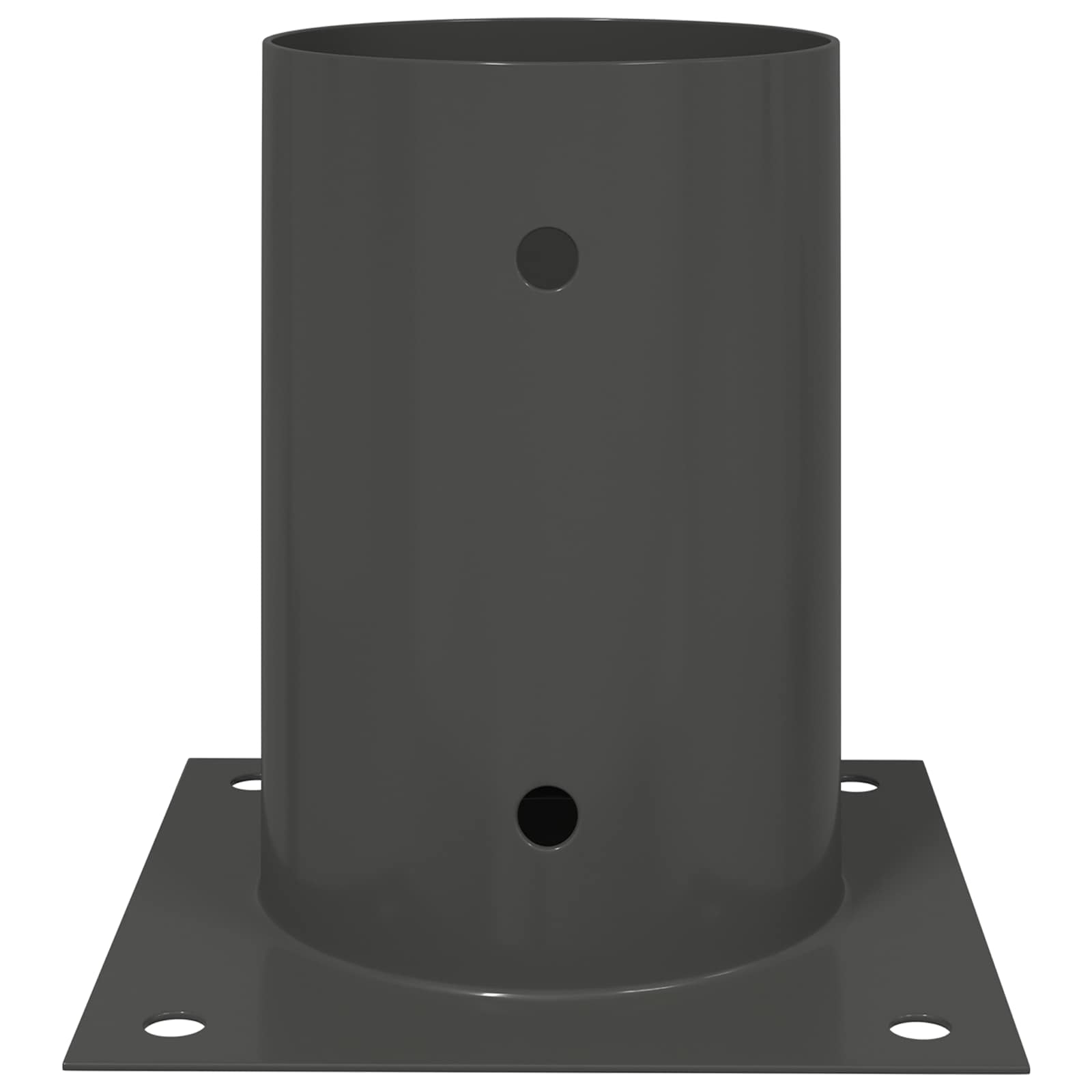 Ancora rotonda per terreno 4 pcs Antracite 15 x 15 x 15 cm