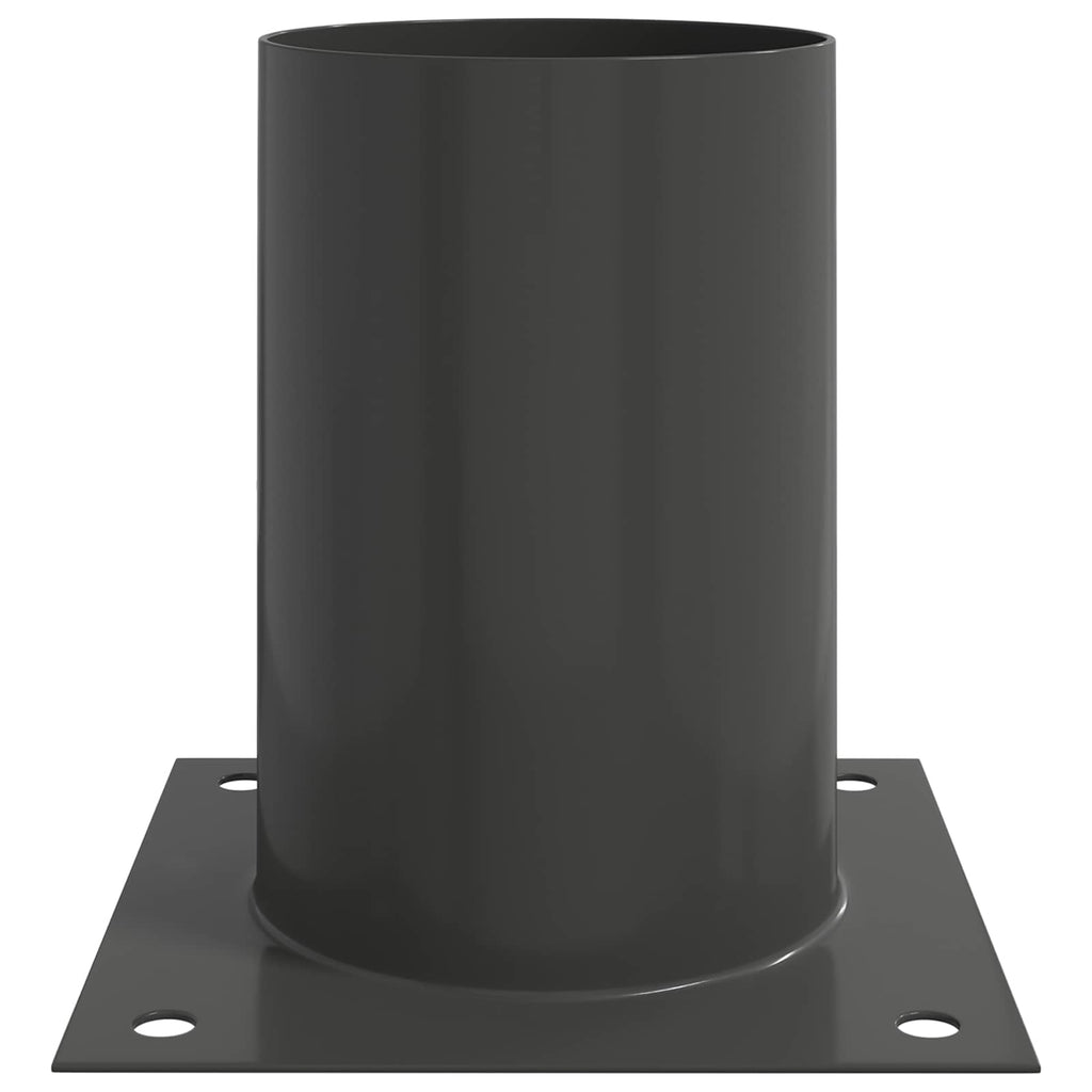 Ancora rotonda per terreno 4 pcs Antracite 15 x 15 x 15 cm