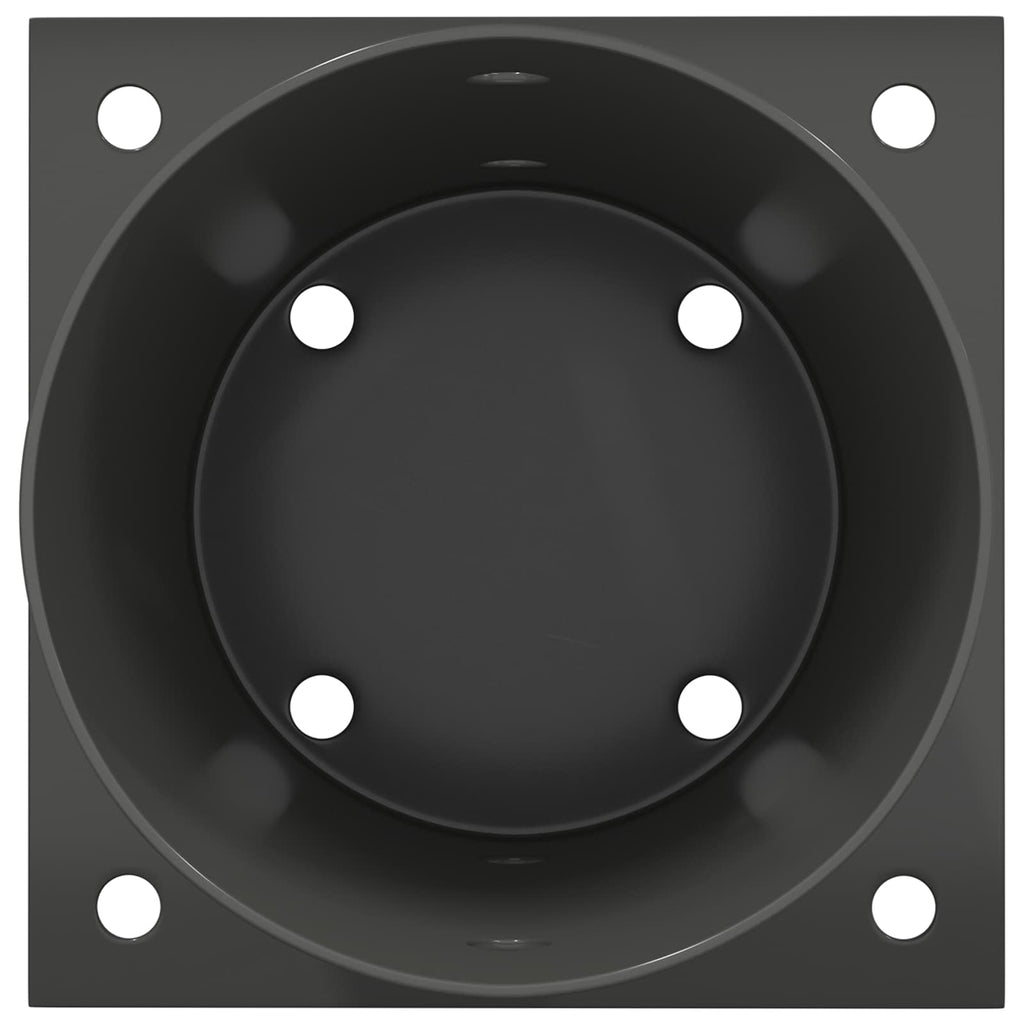 Ancora rotonda per terreno 4 pcs Antracite 15 x 15 x 15 cm