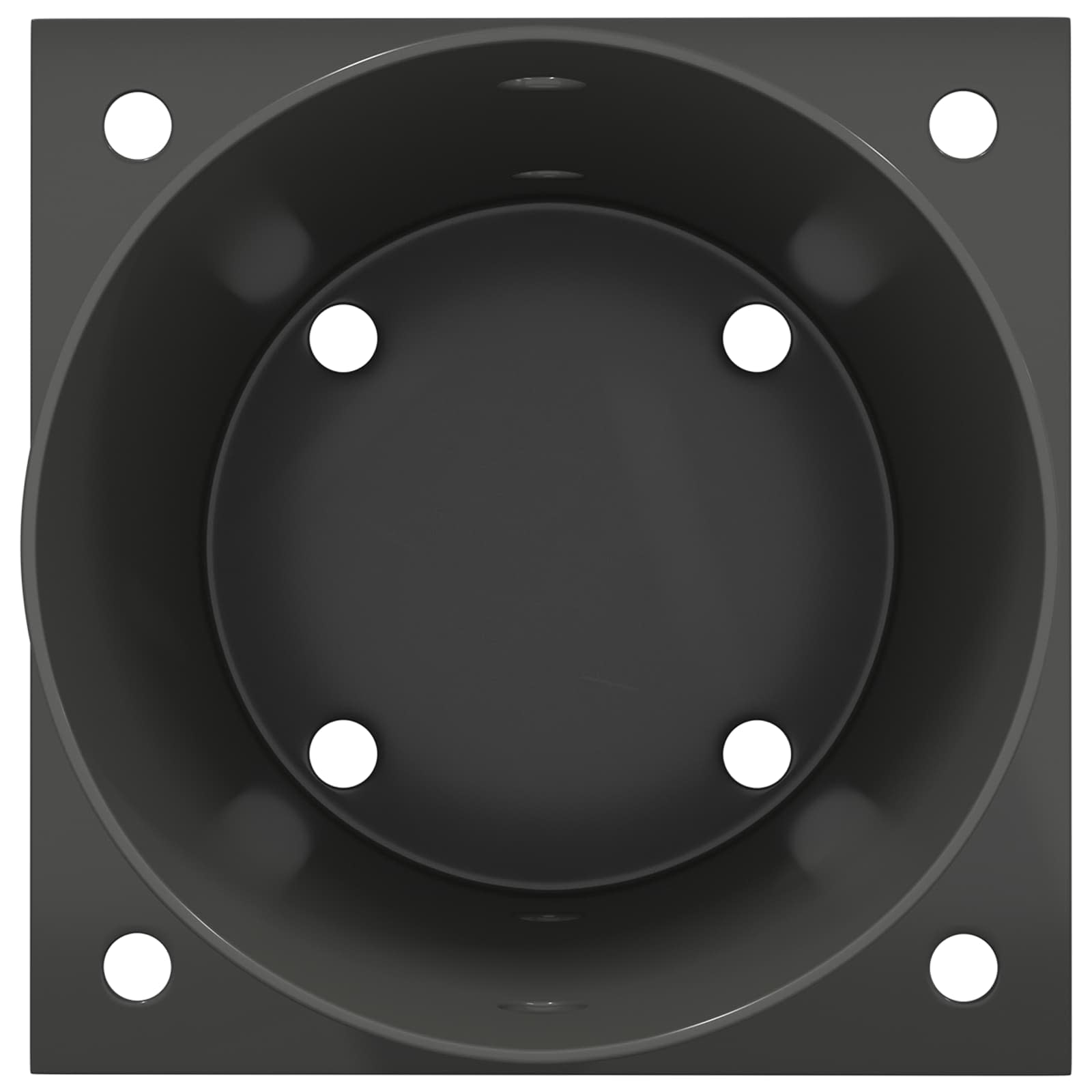Ancora rotonda per terreno 4 pcs Antracite 15 x 15 x 15 cm