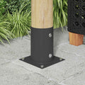 Ancora rotonda per terreno 12 pcs Antracite 15 x 15 x 15 cm