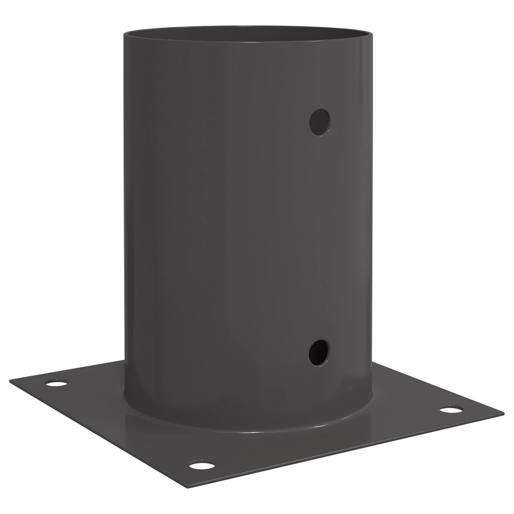 Ancora rotonda per terreno 12 pcs Antracite 15 x 15 x 15 cm