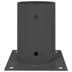 Ancora rotonda per terreno 12 pcs Antracite 15 x 15 x 15 cm