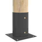 Ancora rotonda per terreno 12 pcs Antracite 15 x 15 x 15 cm