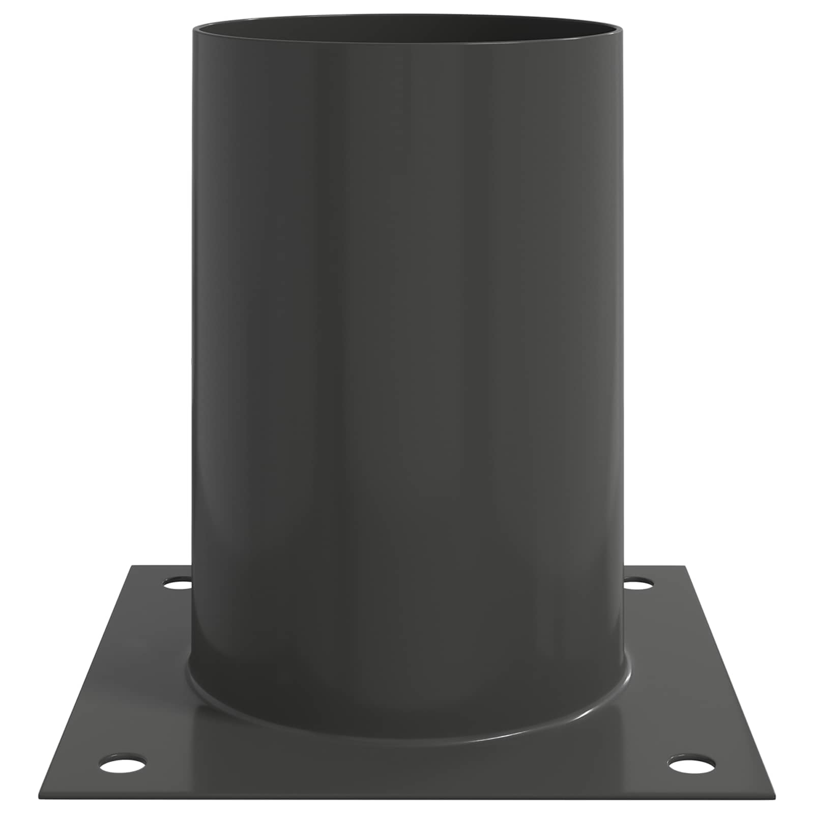 Ancora rotonda per terreno 12 pcs Antracite 15 x 15 x 15 cm