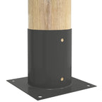 Ancora rotonda per terreno 4 pcs Antracite 18 x 18 x15 cm