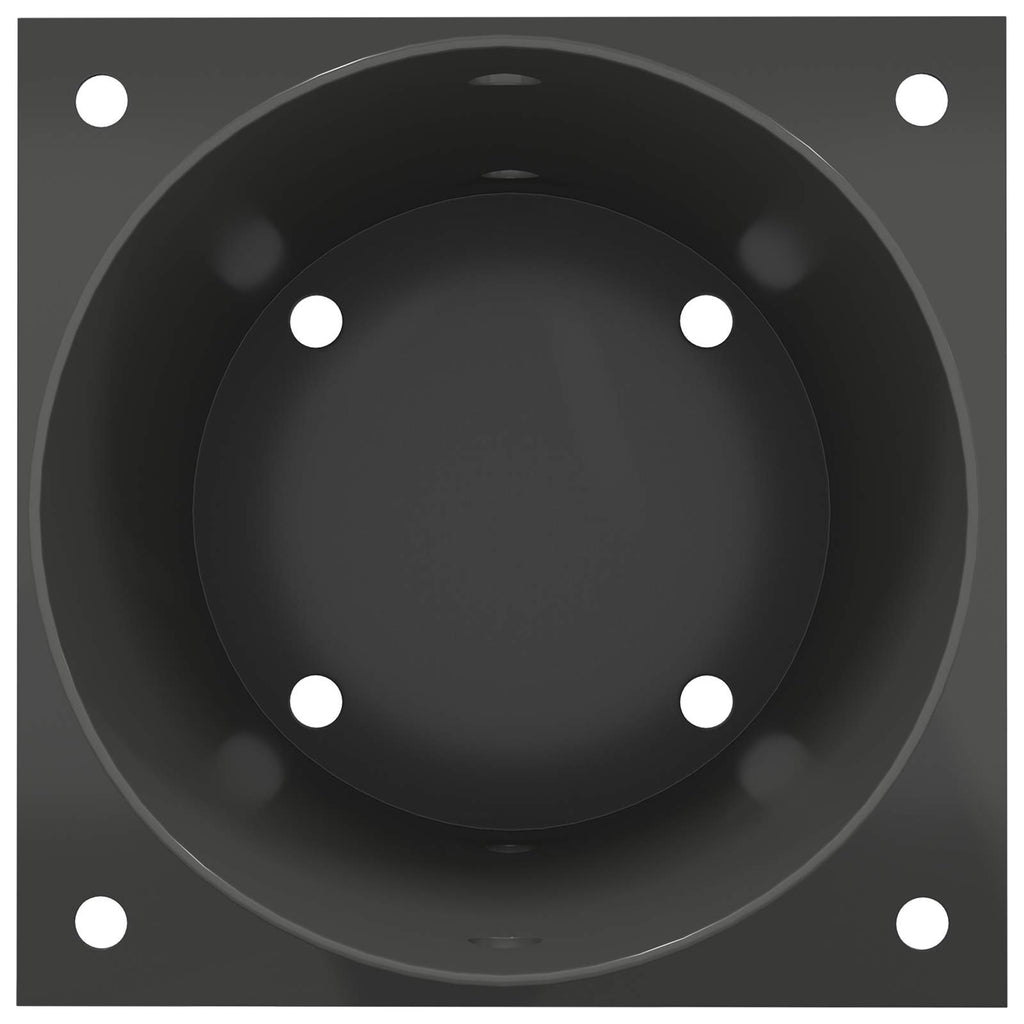 Ancora rotonda per terreno 4 pcs Antracite 18 x 18 x15 cm