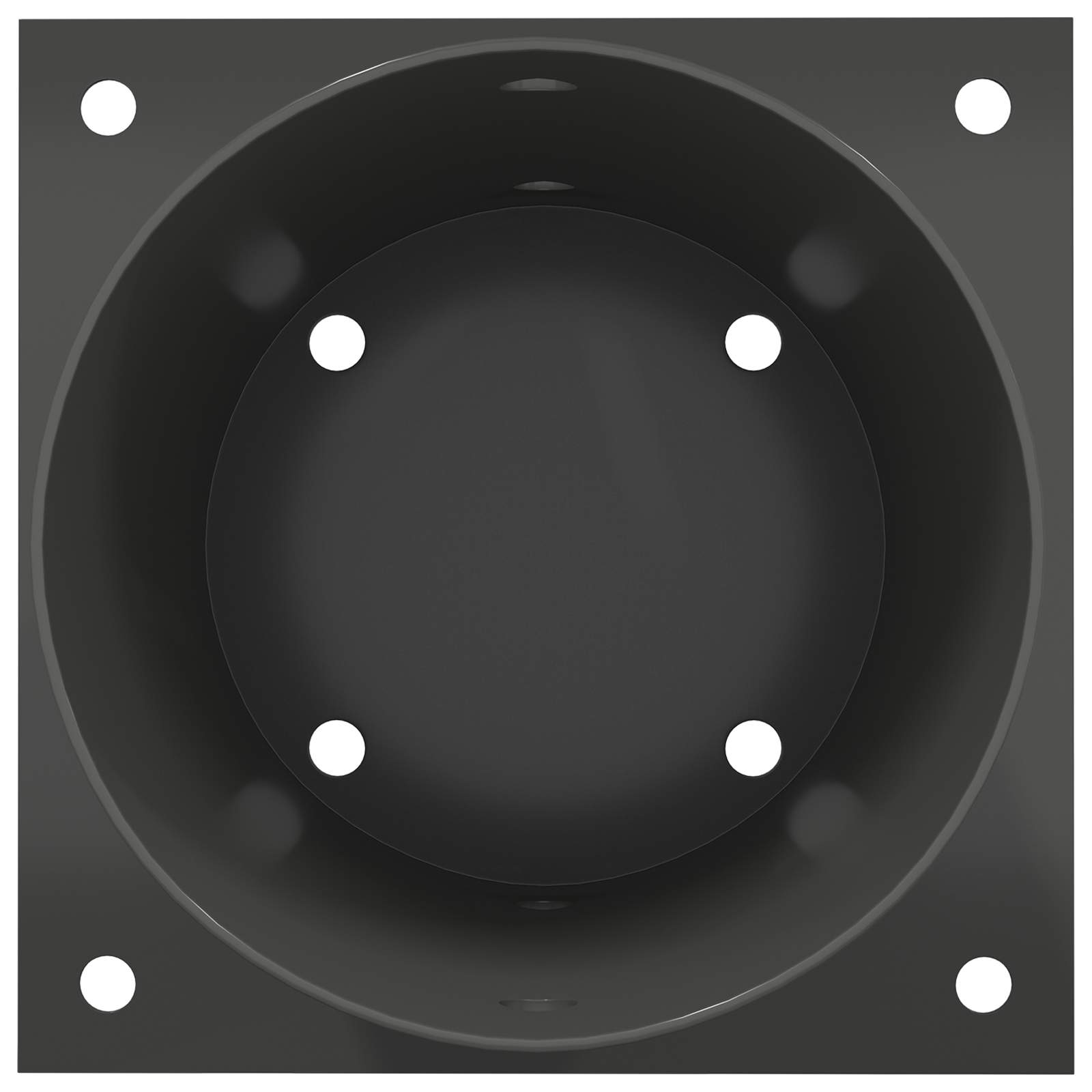 Ancora rotonda per terreno 4 pcs Antracite 18 x 18 x15 cm