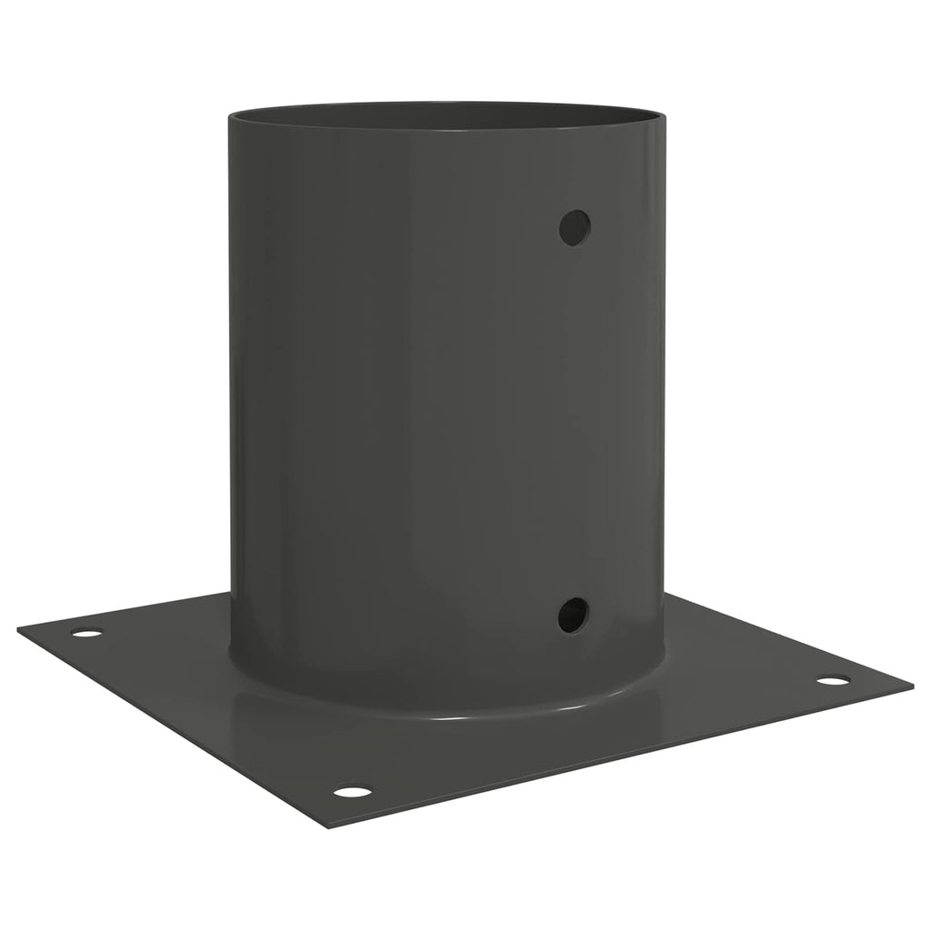 Ancora rotonda per terreno 12 pcs Antracite 18 x 18 x15 cm