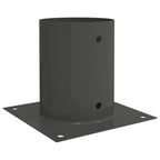 Ancora rotonda per terreno 12 pcs Antracite 18 x 18 x15 cm