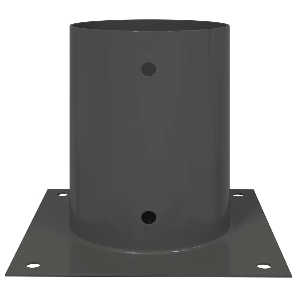 Ancora rotonda per terreno 12 pcs Antracite 18 x 18 x15 cm