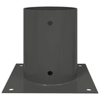 Ancora rotonda per terreno 12 pcs Antracite 18 x 18 x15 cm