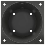 Ancora rotonda per terreno 12 pcs Antracite 18 x 18 x15 cm