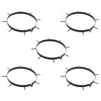 Morsa per Aeratore del Prato con Punti 5 pcs Ø 30 cm Acciaio