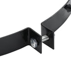 Morsa per Aeratore del Prato con Punti 5 pcs Nero Ø 320 mm