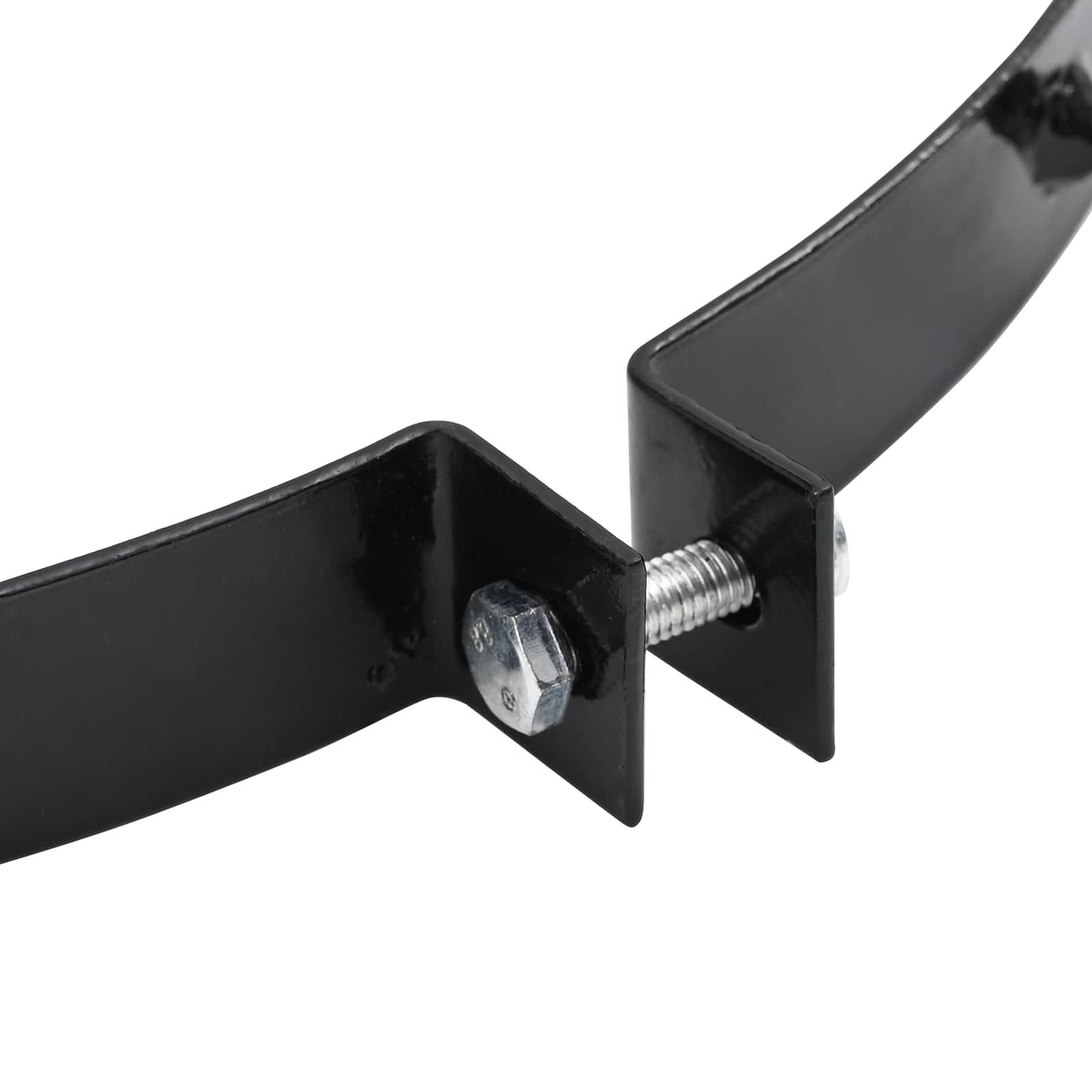 Morsa per Aeratore del Prato con Punti 5 pcs Nero Ø 320 mm