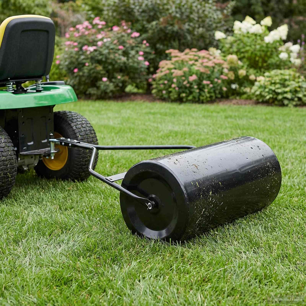 Rullo per Giardino Nero 120 x 99 cm Ferro