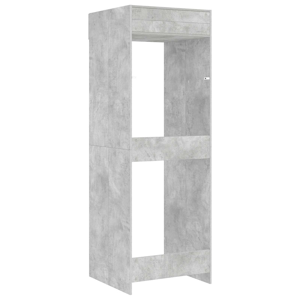 Mobiletto per lavatrice Calcestruzzo 67,5 x 68 x 200 cm