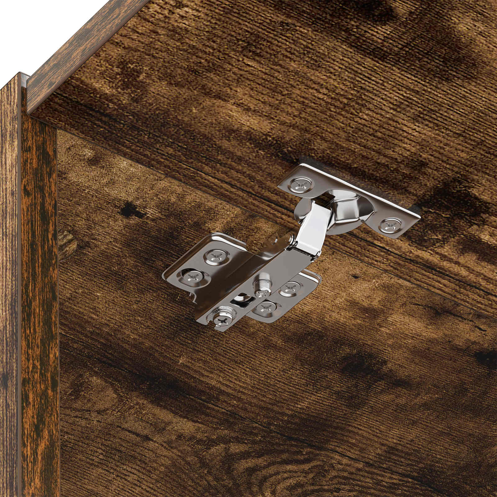 Mobiletto per lavatrice Rovere fumé 67,5 x 68 x 200 cm