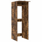 Mobiletto per lavatrice Rovere fumé 67,5 x 68 x 200 cm
