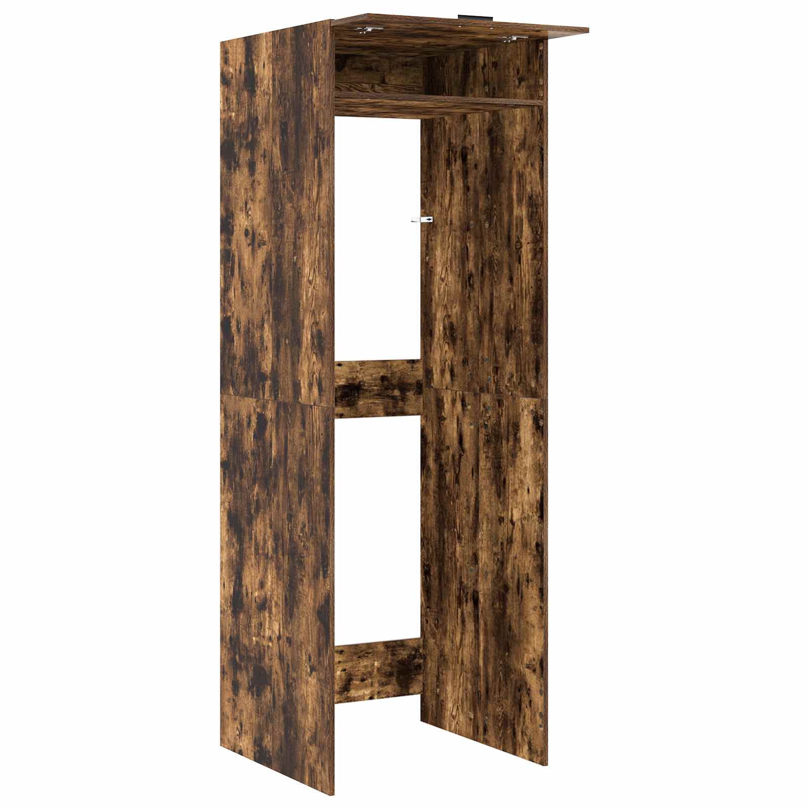 Mobiletto per lavatrice Rovere fumé 67,5 x 68 x 200 cm