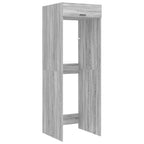 Mobiletto per lavatrice Grigio Sonoma 67,5 x 68 x 200 cm