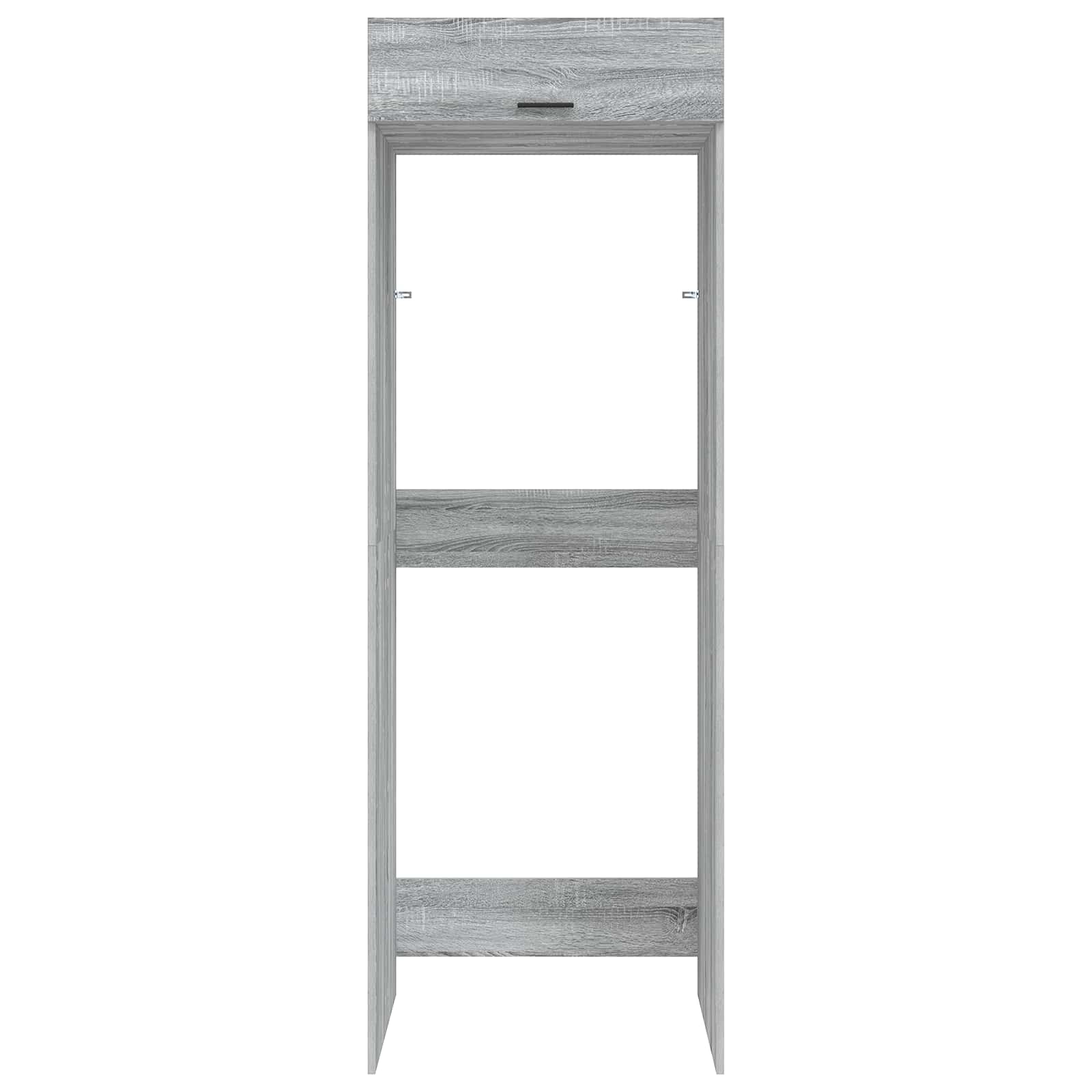 Mobiletto per lavatrice Grigio Sonoma 67,5 x 68 x 200 cm