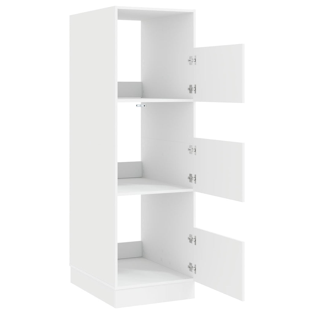 Mobile da lavanderia con archiviazione Bianco Legno multistrato