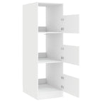 Mobile da lavanderia con archiviazione Bianco Legno multistrato