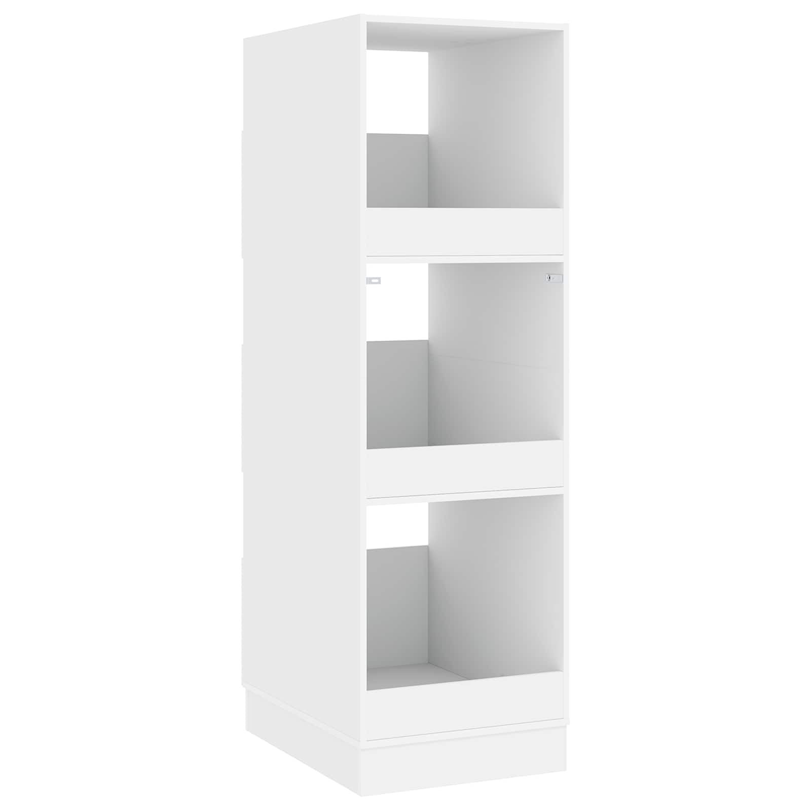 Mobile da lavanderia con archiviazione Bianco Legno multistrato