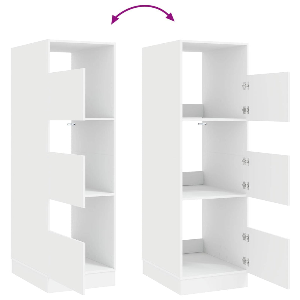 Mobile da lavanderia con archiviazione Bianco Legno multistrato