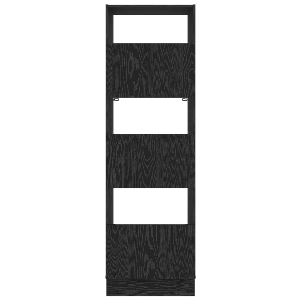 Mobile da lavanderia con porta Rovere Nero 50 x 68 x 162 cm