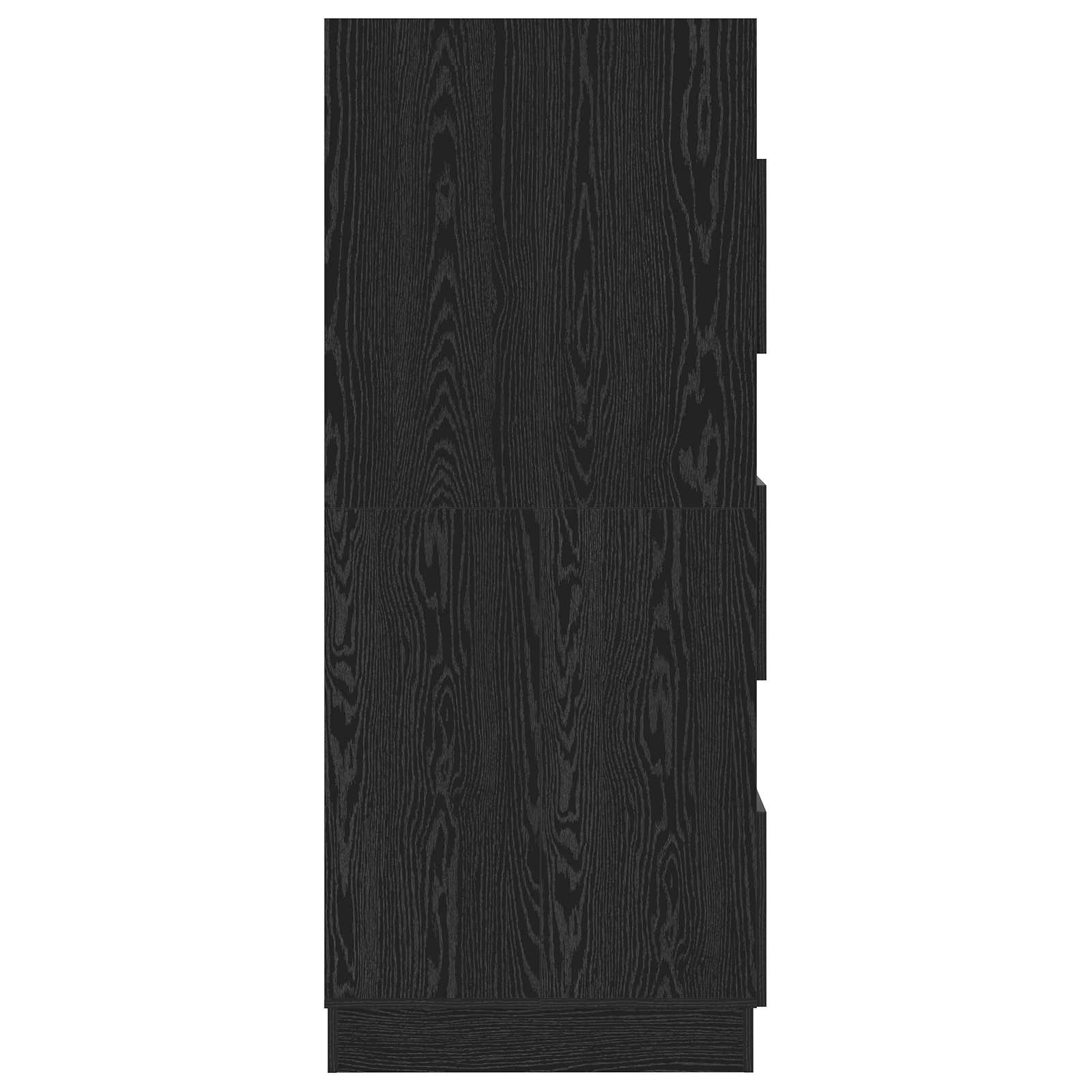 Mobile da lavanderia con porta Rovere Nero 50 x 68 x 162 cm
