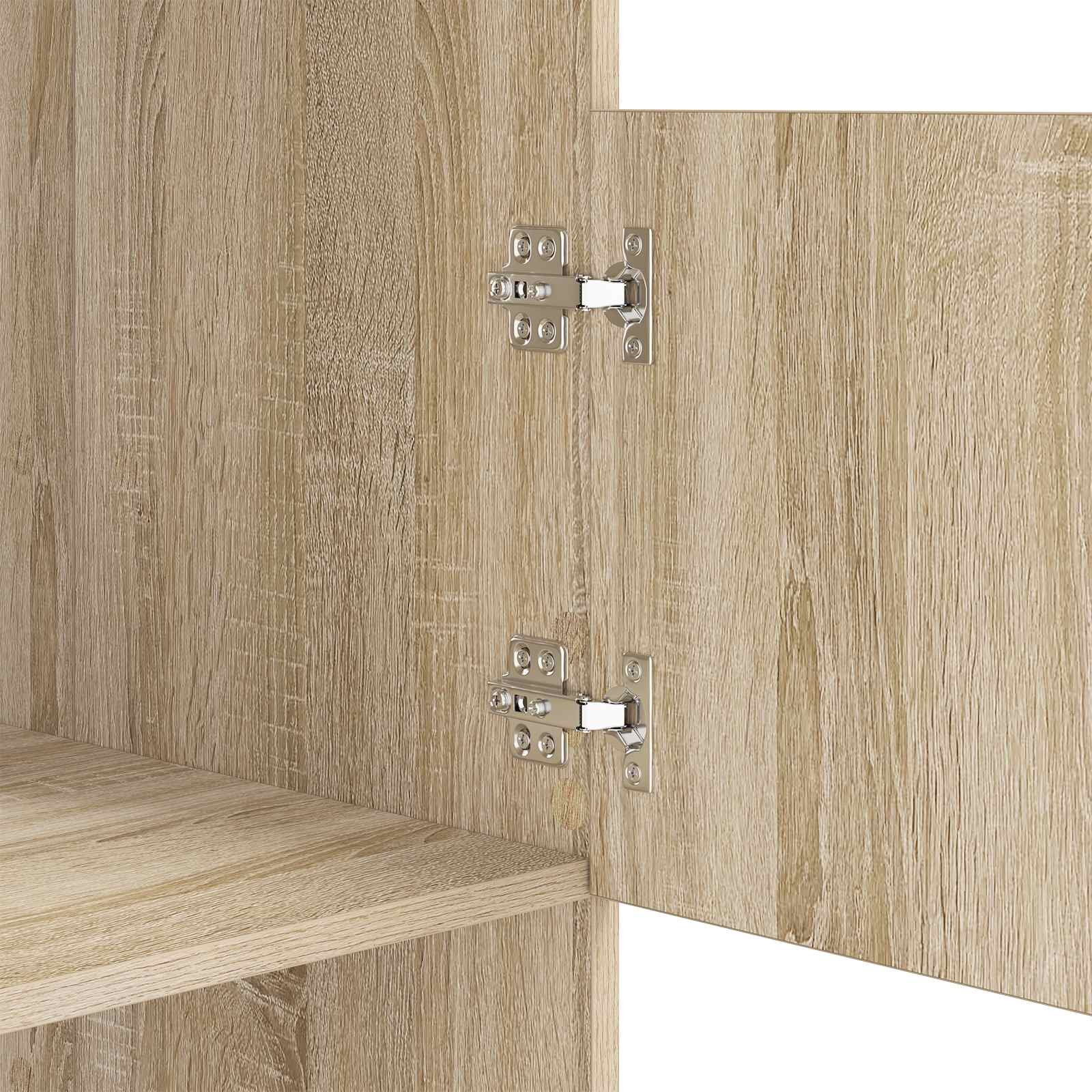 Mobile da lavanderia Sonoma 50 x 68 x 162 cm Legno multistrato