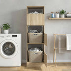 Mobile da lavanderia Sonoma 50 x 68 x 162 cm Legno multistrato