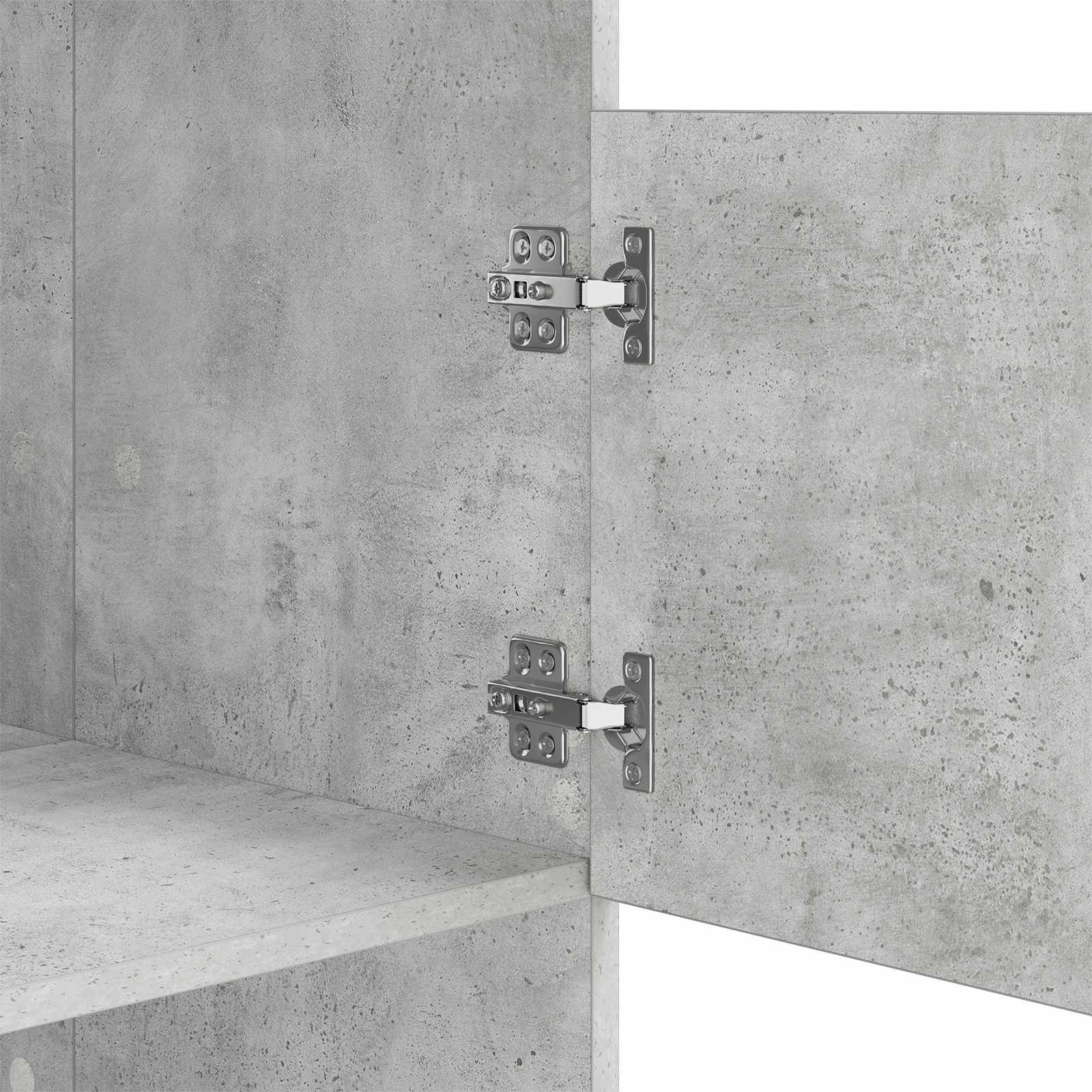 Mobile da lavanderia con porta Calcestruzzo 50 x 68 x 162 cm