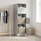Mobile da lavanderia con porta Calcestruzzo 50 x 68 x 162 cm