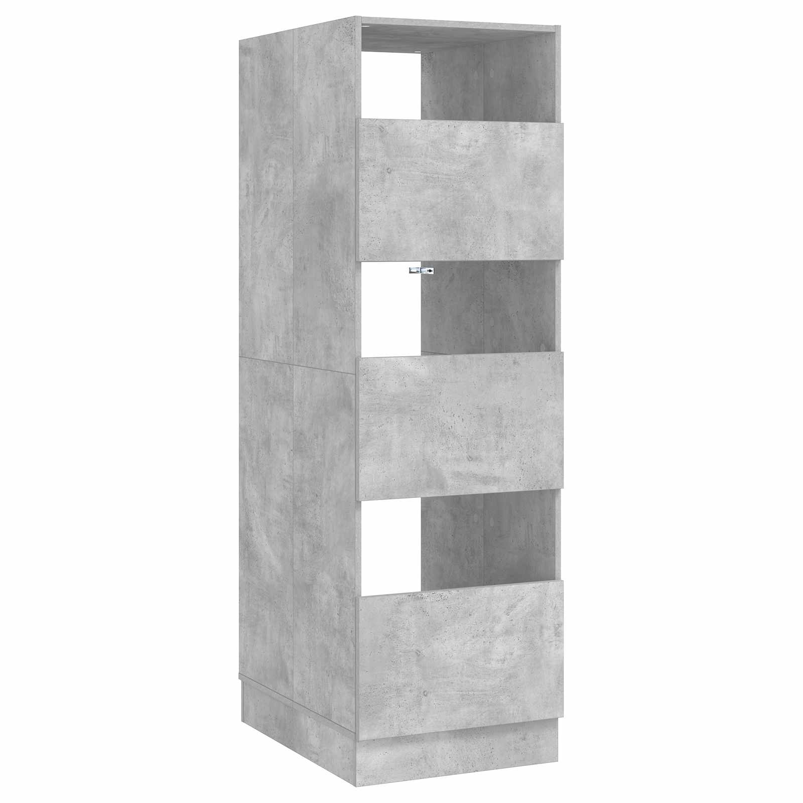 Mobile da lavanderia con porta Calcestruzzo 50 x 68 x 162 cm