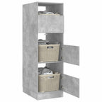 Mobile da lavanderia con porta Calcestruzzo 50 x 68 x 162 cm