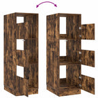 Mobile da lavanderia con porta Rovere fumé 50 x 68 x 162 cm