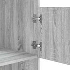 Mobile da lavanderia con porta Grigio Sonoma 50 x 68 x 162 cm