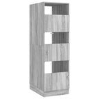Mobile da lavanderia con porta Grigio Sonoma 50 x 68 x 162 cm