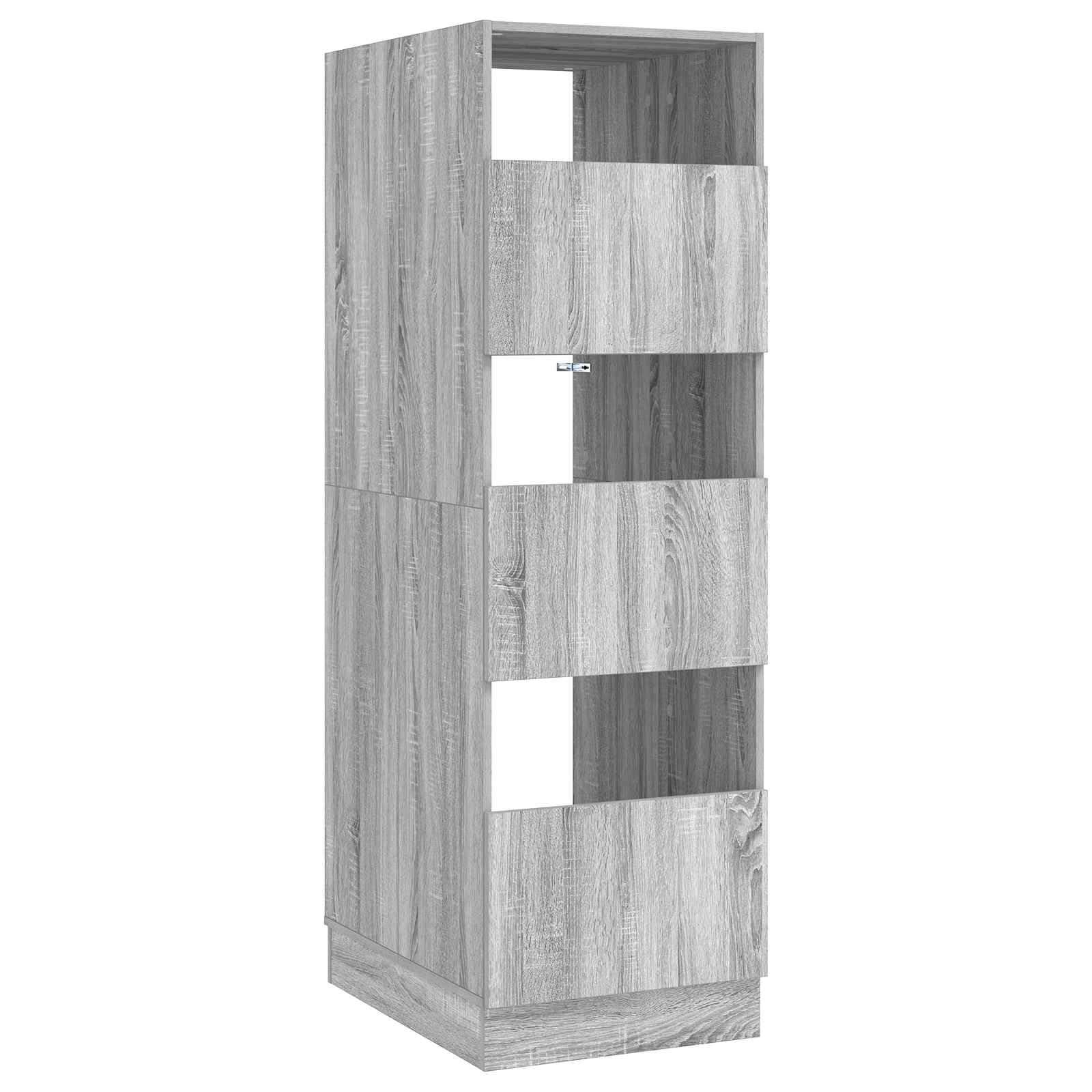Mobile da lavanderia con porta Grigio Sonoma 50 x 68 x 162 cm