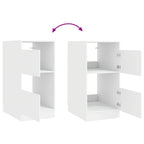Mobile da lavanderia Bianco 50 x 68 x 102 cm Legno multistrato